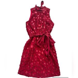 Red almost Burgandy cocktail dress